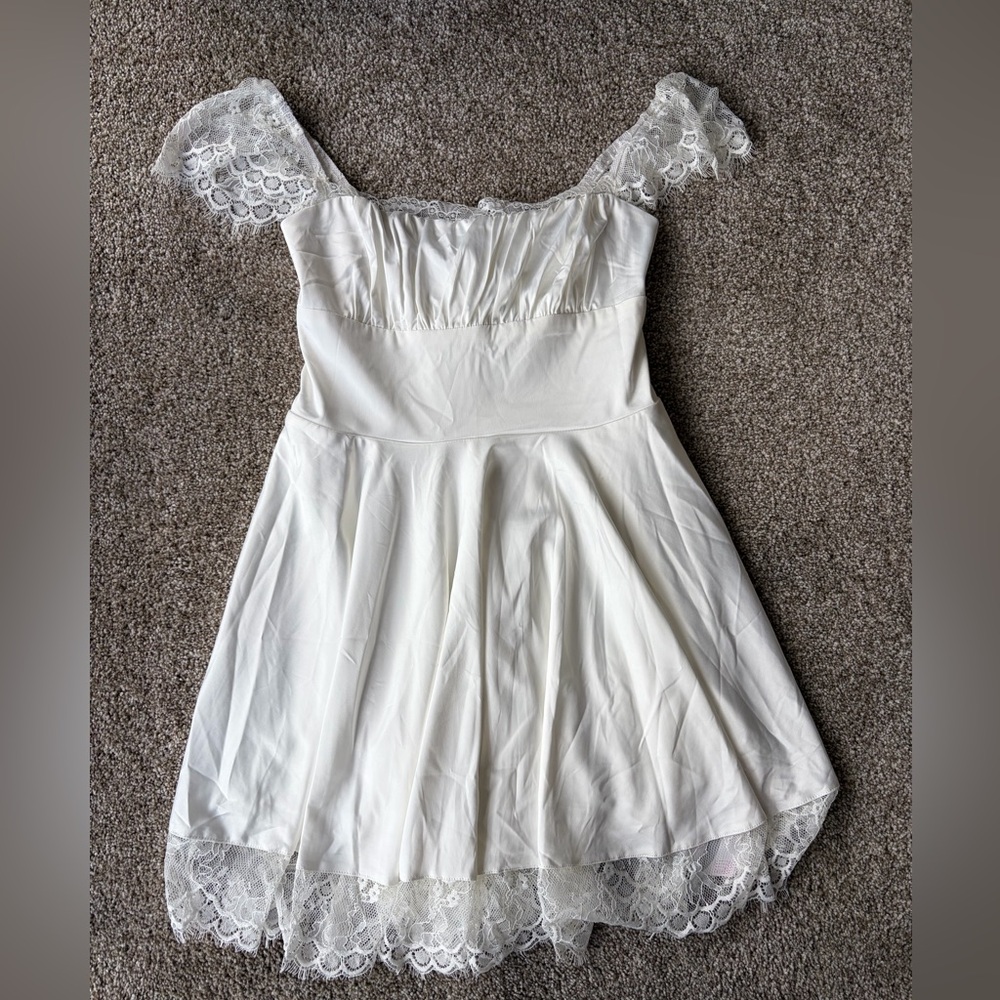 White Graduation Dress